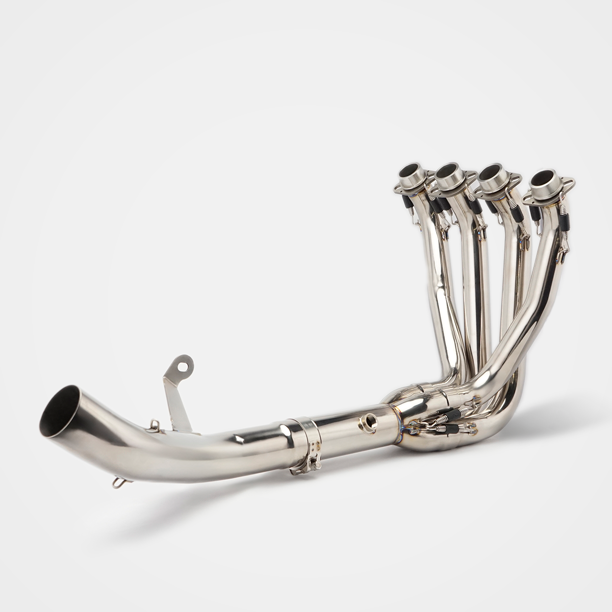 Kawasaki Z900RS/SE 2017~2025 Header & Mid-Pipe Assembly - Stainless Steel Real Carbon Fiber Titanium Alloy