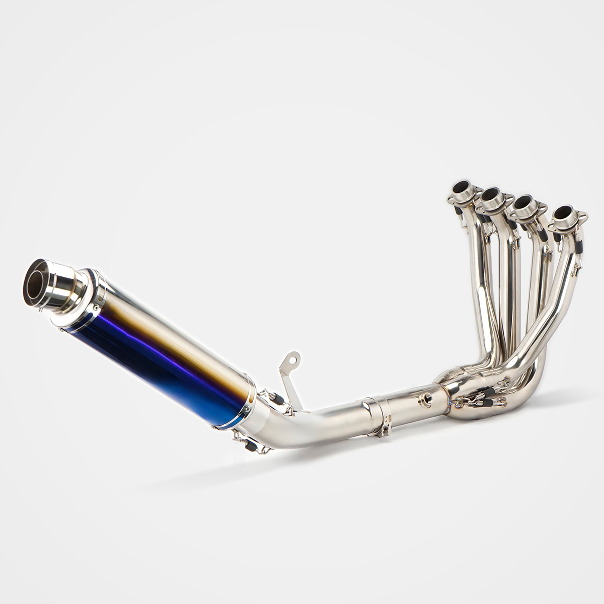 Kawasaki Z900RS/SE 2017~2025 Header & Mid-Pipe Assembly - Stainless Steel Real Carbon Fiber Titanium Alloy