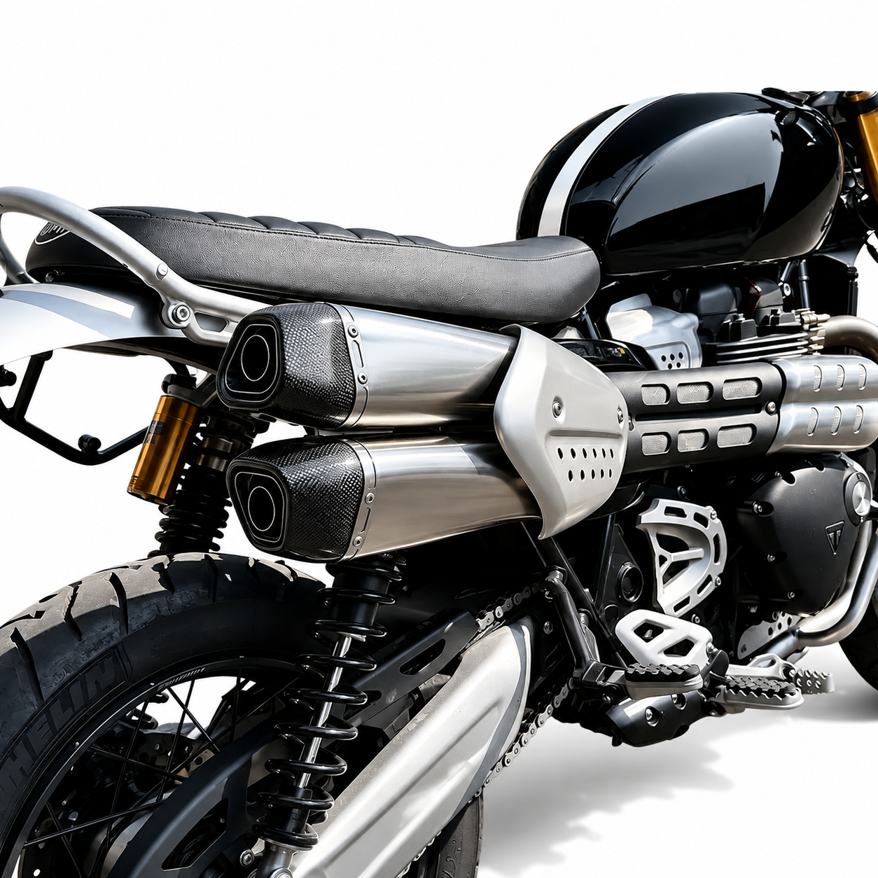 Triumph Scrambler 1200 X/XE Header & Mid-Pipe Assembly 2023-2024 Titanium Alloy