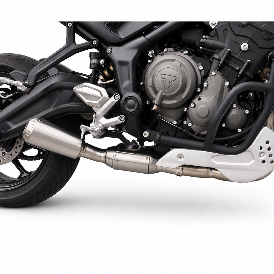 Triumph Trident 660 Full Exhaust System Titanium Alloy