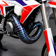 Husqvarna 250/300 TE TC TX Header & Mid-Pipe Assembly - Stainless Steel Titanium Alloy