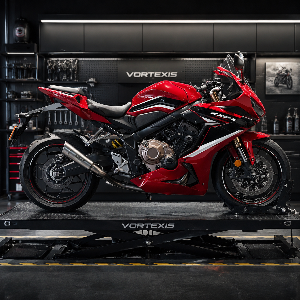 Honda CBR650 RR 2019~2025 Full Exhaust System - Stainless Steel Titanium