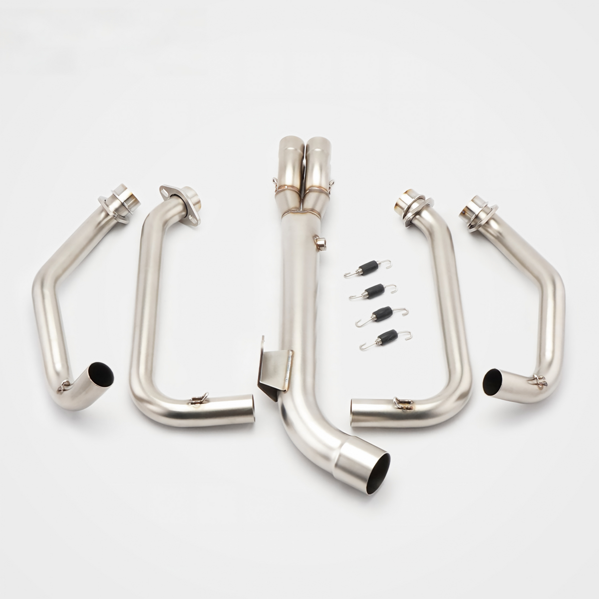 Kawasaki Ninja 1000/1100 SX Full System Header and Mid-pipe Assembly - Titanium Alloy Stainless Steel