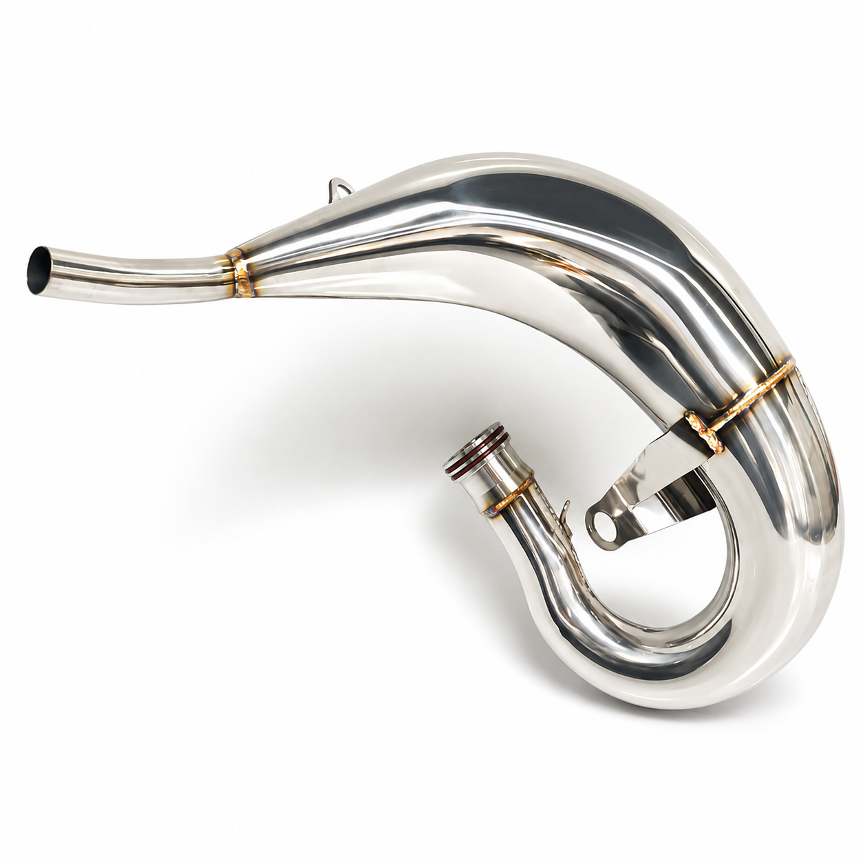 KTM Husqvarna GasGas 120/150 2019-2022 Header & Mid-Pipe Assembly - Stainless Steel