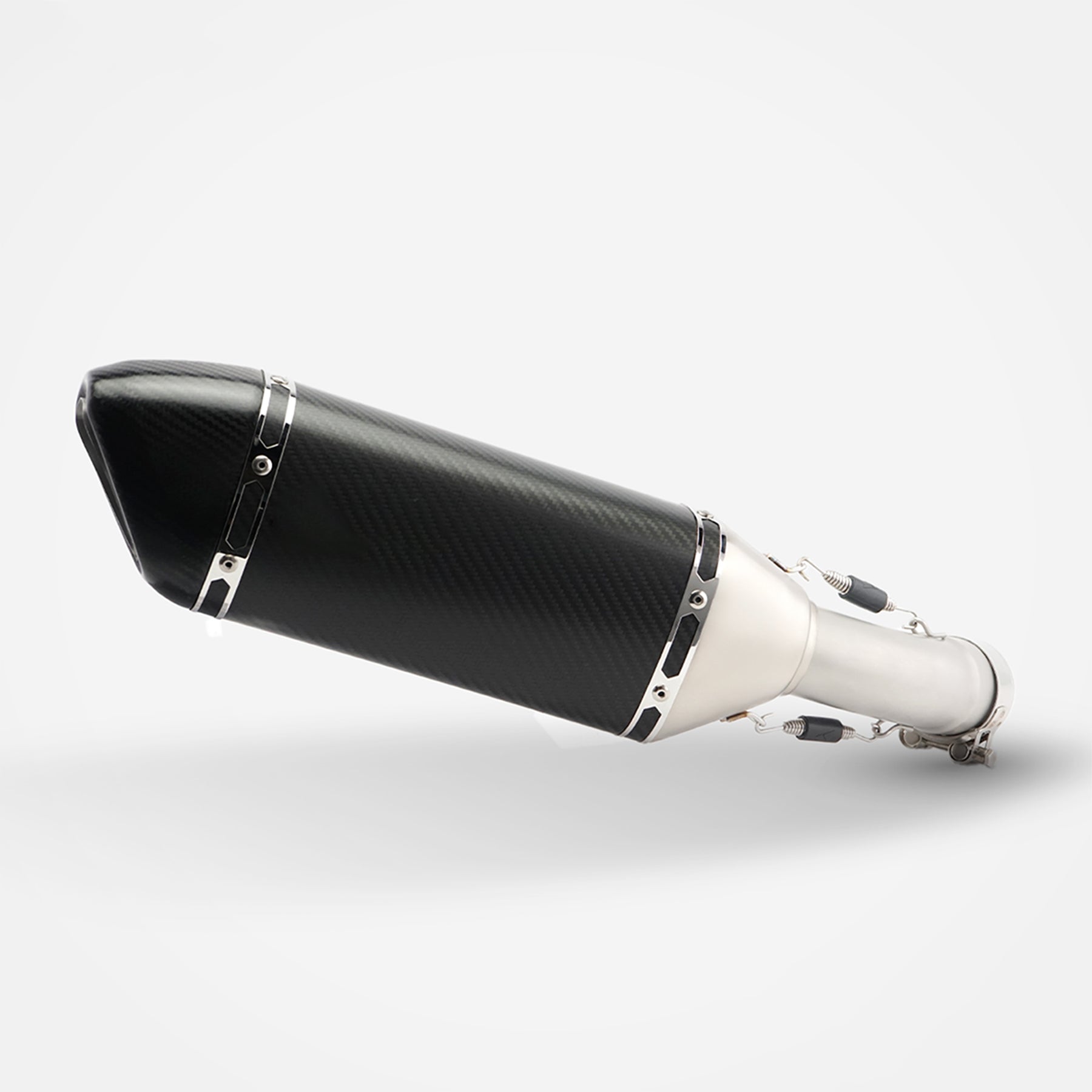 Kawasaki Z900 Slip-On Muffler - Stainless Steel Real Carbon Fiber