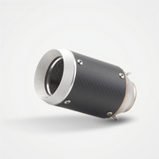 51/60mm Muffler Exhaust Muffler - Stainless Steel Real Carbon Fiber