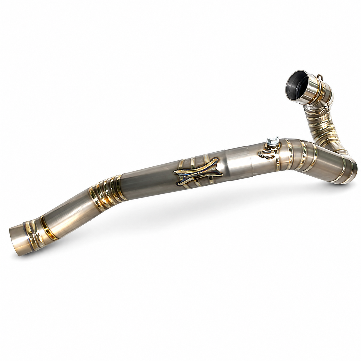 HUSQVARNA FE450/501 2020-2023 Header & Mid-Pipe Assembly - Titanium Alloy