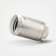 51/60mm Muffler Exhaust Muffler - Stainless Steel Real Carbon Fiber