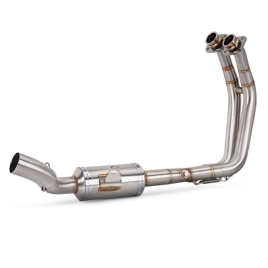 Suzuki GSX 8S/8R 2023-2024 Header & Mid-Pipe Assembly - Titanium Alloy
