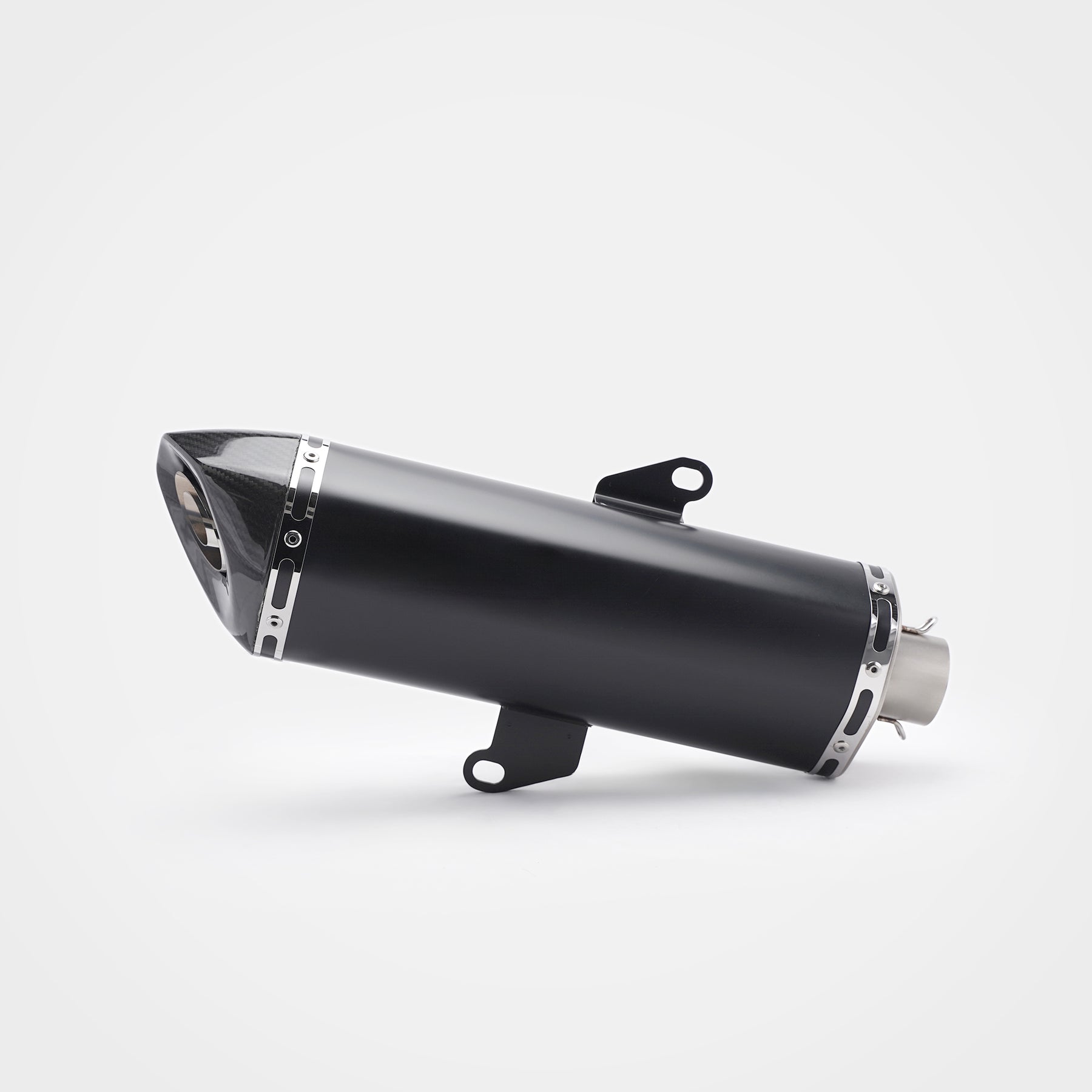 Honda Forza350 2022~2025 Header & Mid-Pipe Assembly - Stainless Steel black 51mm