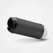 51/60mm Muffler Exhaust Muffler - Stainless Steel Real Carbon Fiber Embossing