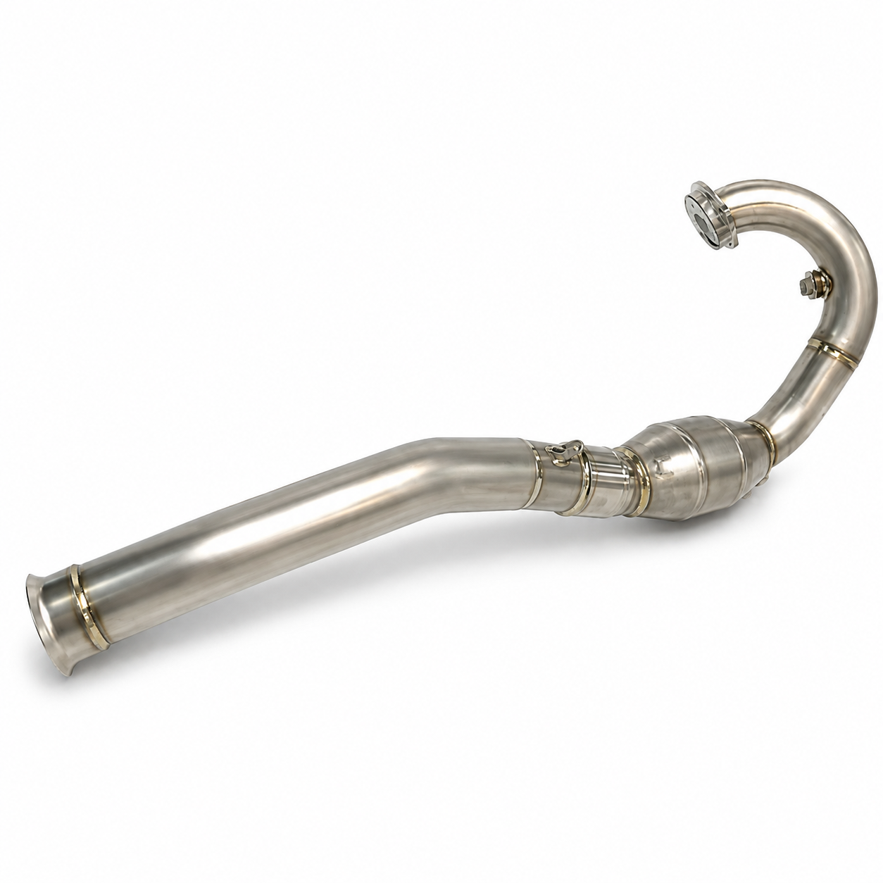 KTM 690 SMC R Enduro R Header & Mid-Pipe Assembly - Stainless Steel Titanium Alloy