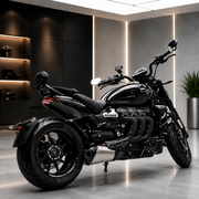 Triumph Rocket 3 GT Dual-exit Header & Mid-Pipe Assembly - Titanium Alloy Electronic valve