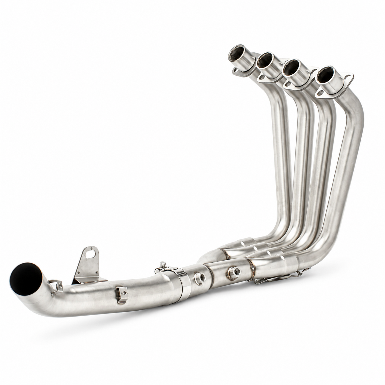 Kawasaki 4R ZX 2023~2025 Header and Mid-pipe Assembly - Stainless Steel Titanium Alloy
