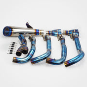 Kawasaki Ninja H2/H2R Full System Header and Mid-pipe Assembly - Titanium Alloy