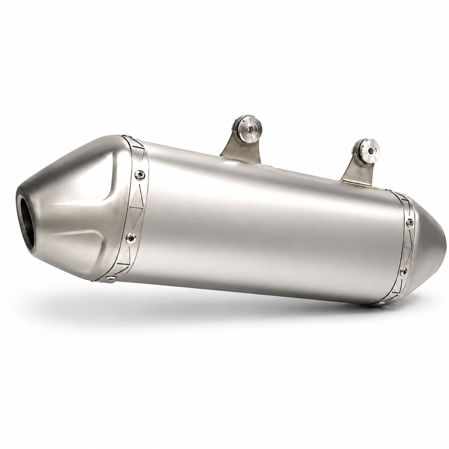 GAS GAS 250/350 EC 2021 Header & Mid-Pipe Assembly - Stainless Steel Titanium Alloy