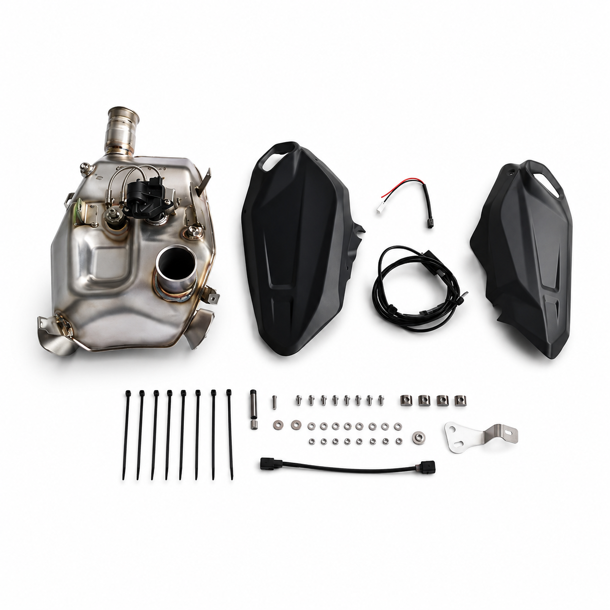 Ducati Panigale V4/V4S Full System Stock look Slip-On Muffler - Titanium Alloy