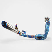 Kawasaki Ninja H2/H2R Full System Header and Mid-pipe Assembly - Titanium Alloy