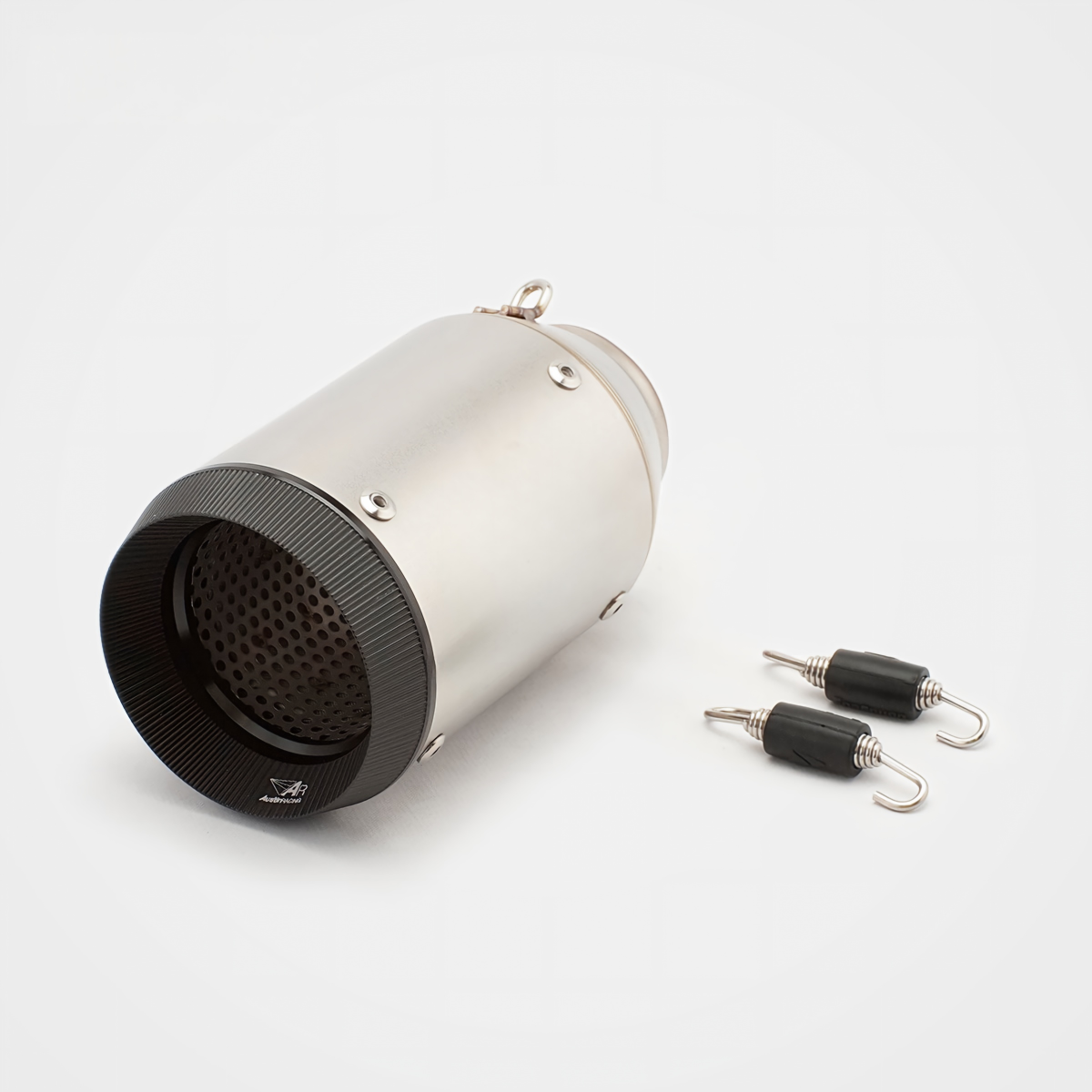 51/60mm Muffler Exhaust Muffler - Stainless Steel Real Carbon Fiber