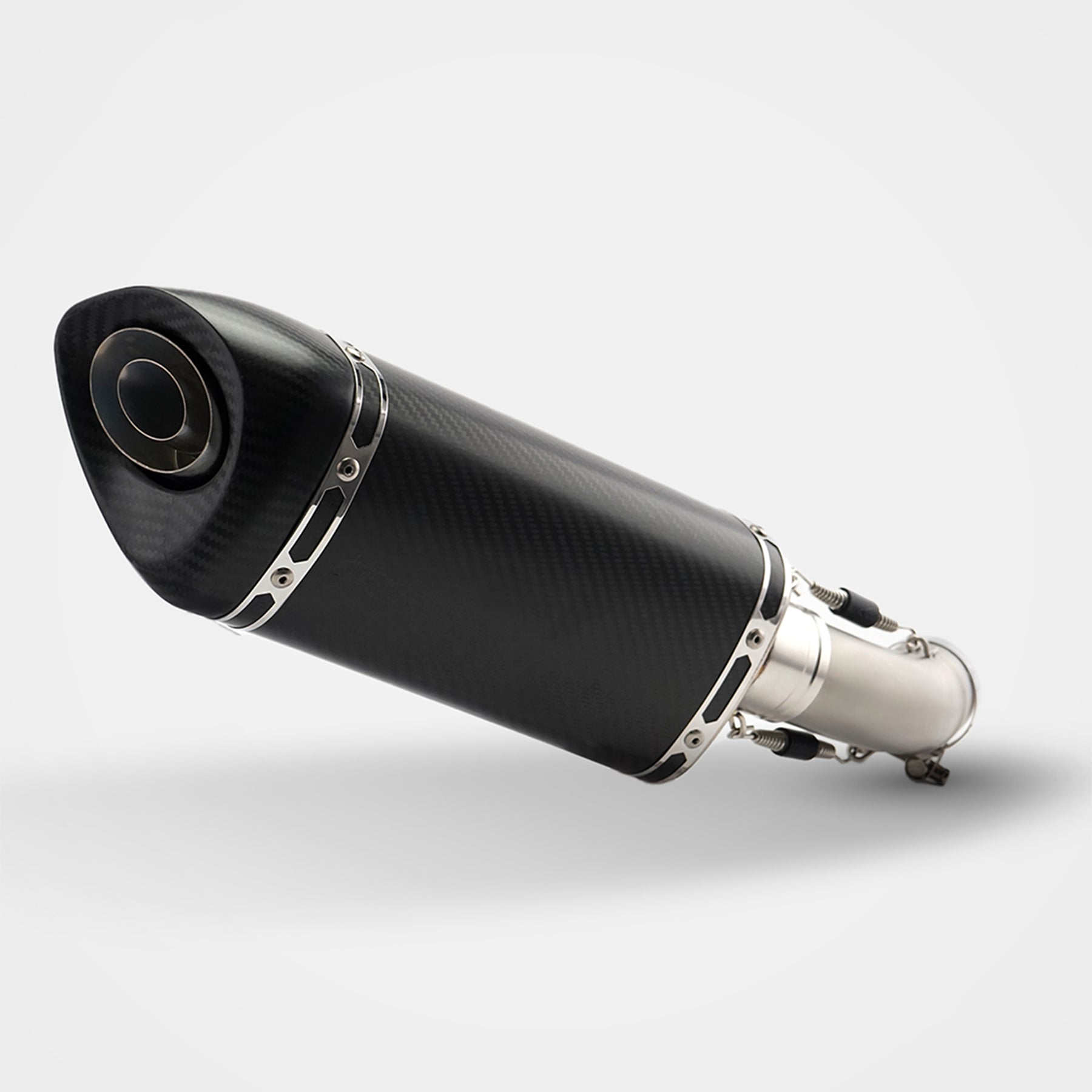 Kawasaki Z900 Slip-On Muffler - Stainless Steel Real Carbon Fiber