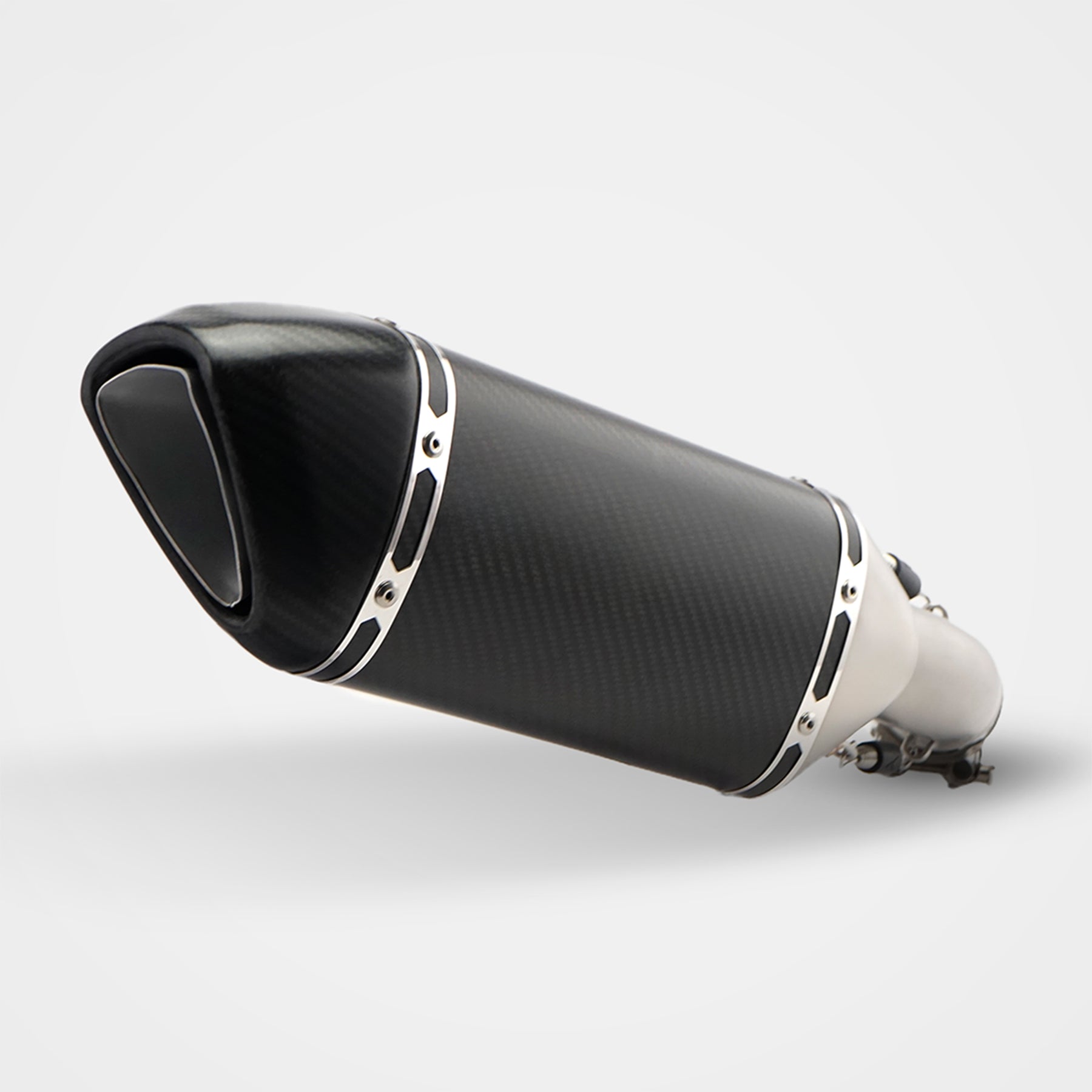 Kawasaki Z900 Slip-On Muffler - Stainless Steel Real Carbon Fiber