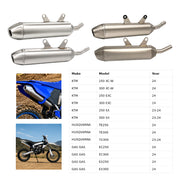 Husqvarna 250/300 TE TX TC 2024 Header & Mid-Pipe Assembly - Stainless Steel Titanium Alloy