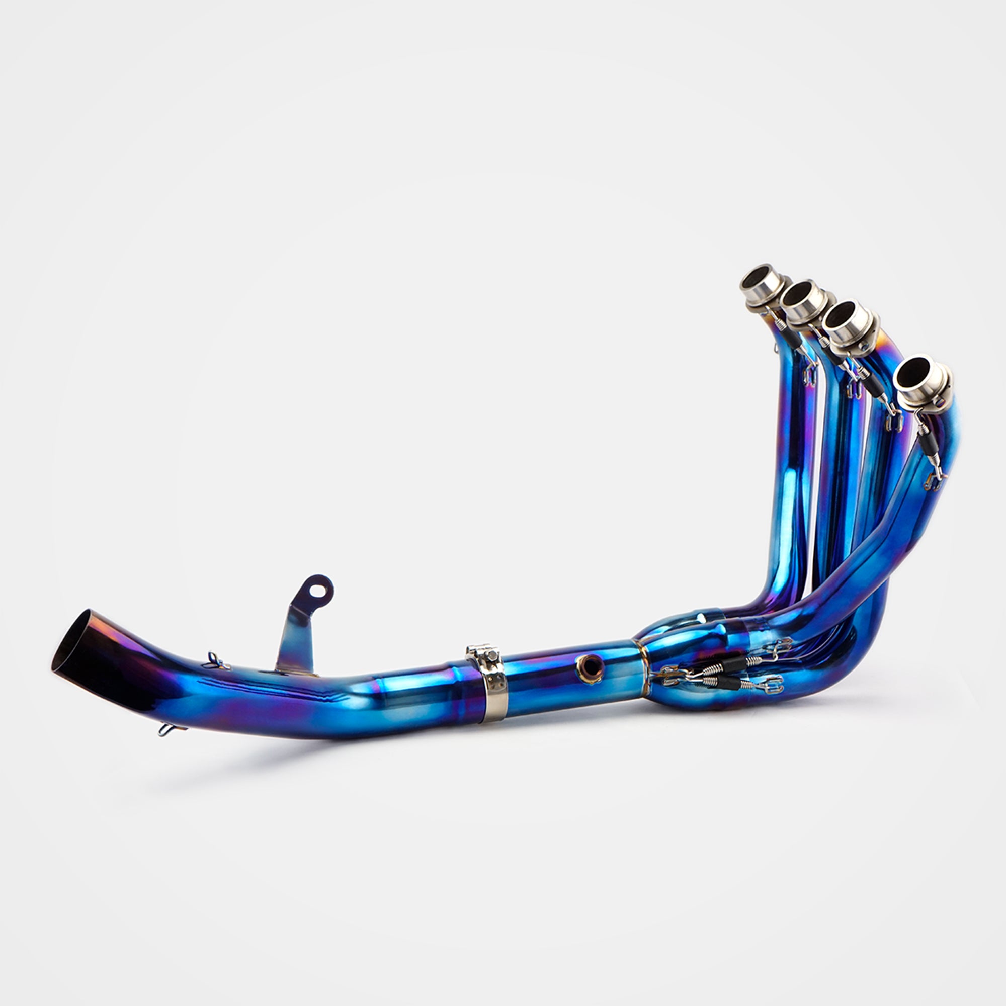 Kawasaki Z900RS/SE 2017~2025 Header & Mid-Pipe Assembly - Stainless Steel Real Carbon Fiber Titanium Alloy Blued