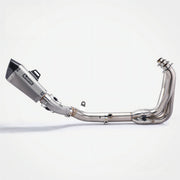 Kawasaki Z900 Header & Mid-Pipe Assembly - Stainless Steel Carbon fiber tail cap 60mm