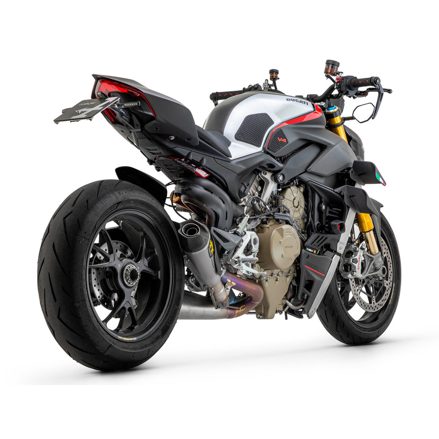 Ducati V4 V4s Panigale 2018-2024 Header & Mid-Pipe Assembly - Titanium Alloy
