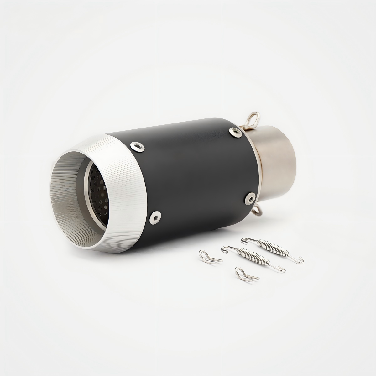 51/60mm Muffler Exhaust Muffler - Stainless Steel Real Mini