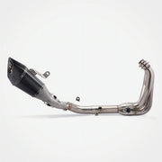 Kawasaki Z900 Header & Mid-Pipe Assembly - Stainless Steel Carbon Fiber