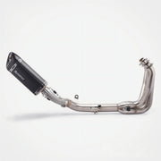 Kawasaki Z900 Header & Mid-Pipe Assembly - Stainless Steel Carbon Fiber Real Carbon Fiber 51mm