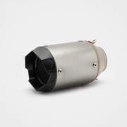51/60mm Muffler Exhaust Muffler - Stainless Steel Real Carbon Fiber Embossing