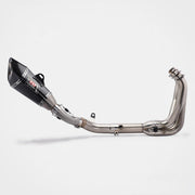Kawasaki Z900 Header & Mid-Pipe Assembly - Stainless Steel Carbon Fiber