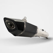 Kawasaki Z900 Slip-On Muffler - Stainless Steel Real Carbon Fiber