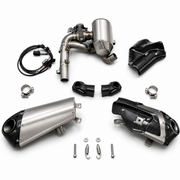 Triumph Rocket 3 GT Dual-exit Header & Mid-Pipe Assembly - Titanium Alloy Electronic valve