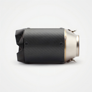 51/60mm Muffler Exhaust Muffler - Stainless Steel Real Carbon Fiber Embossing