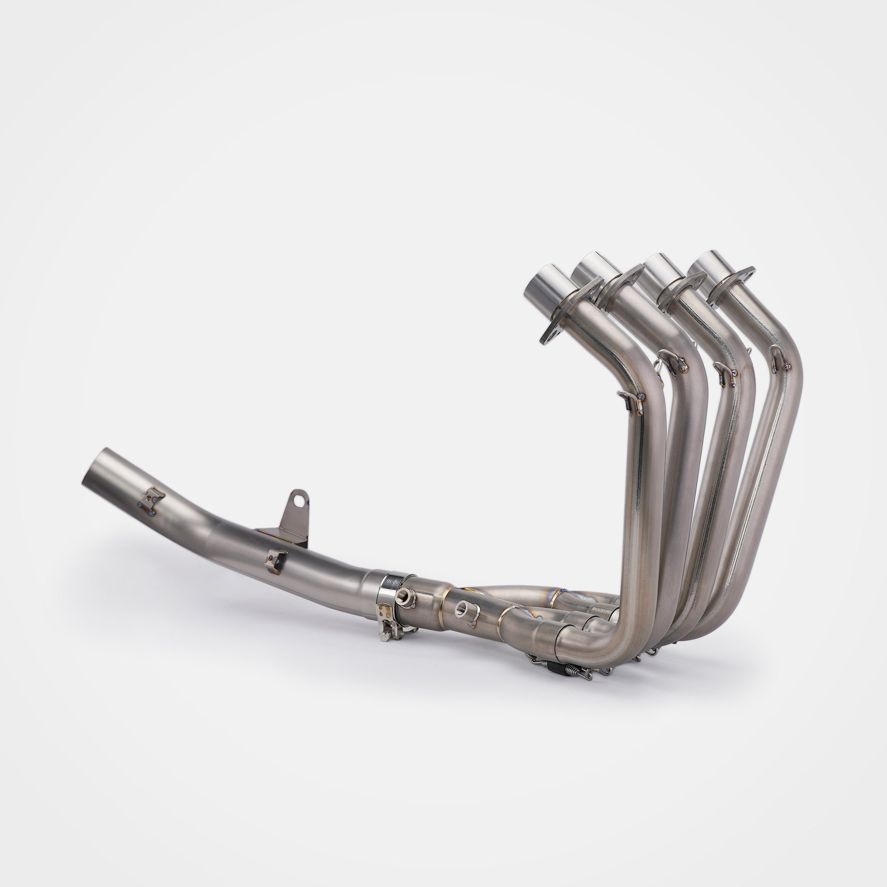 Kawasaki 4R ZX 2023~2025 Header and Mid-pipe Assembly - Stainless Steel Titanium Alloy