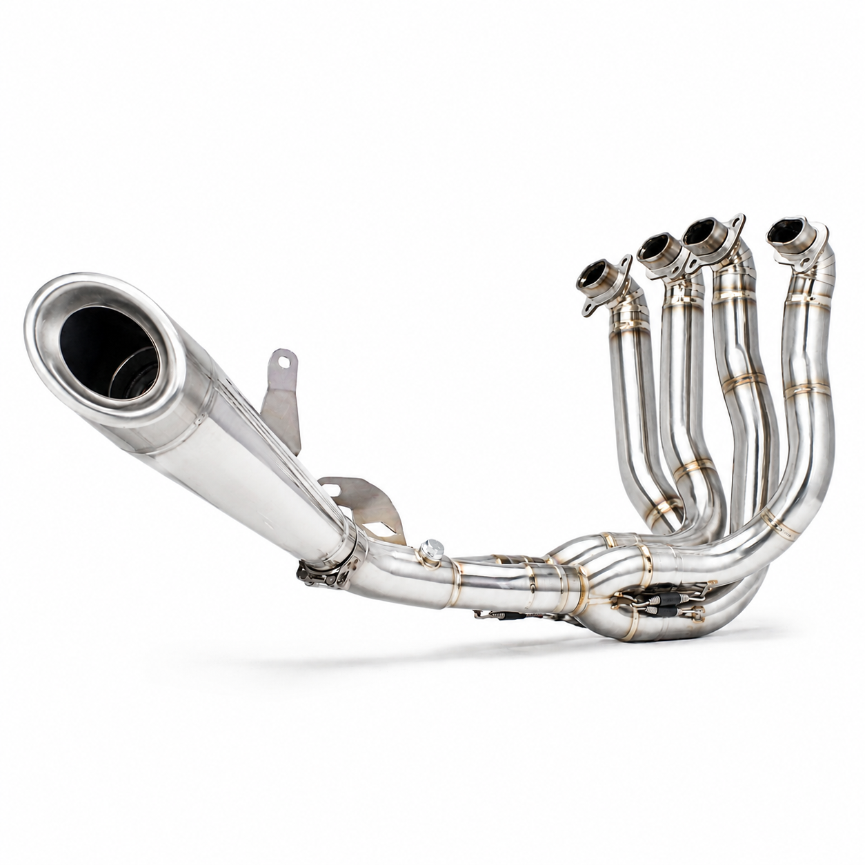 Kawasaki H2/H2R Ninja Header & Mid-Pipe Assembly - Titanium Alloy