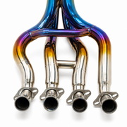 Kawasaki ZH2 Header & Mid-Pipe Assembly - Titanium Alloy Blued 2021