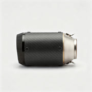 51/60mm Muffler Exhaust Muffler - Stainless Steel Real Carbon Fiber Polygon