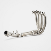 Kawasaki 6R ZX Header and Mid-pipe Assembly - Stainless Steel Real Titanium Alloy