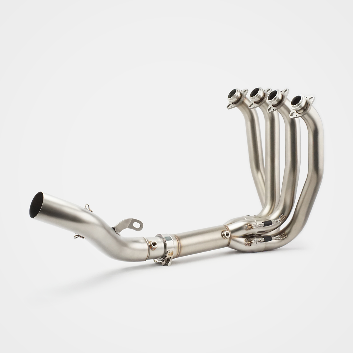 Kawasaki 6R ZX Header and Mid-pipe Assembly - Stainless Steel Real Titanium Alloy