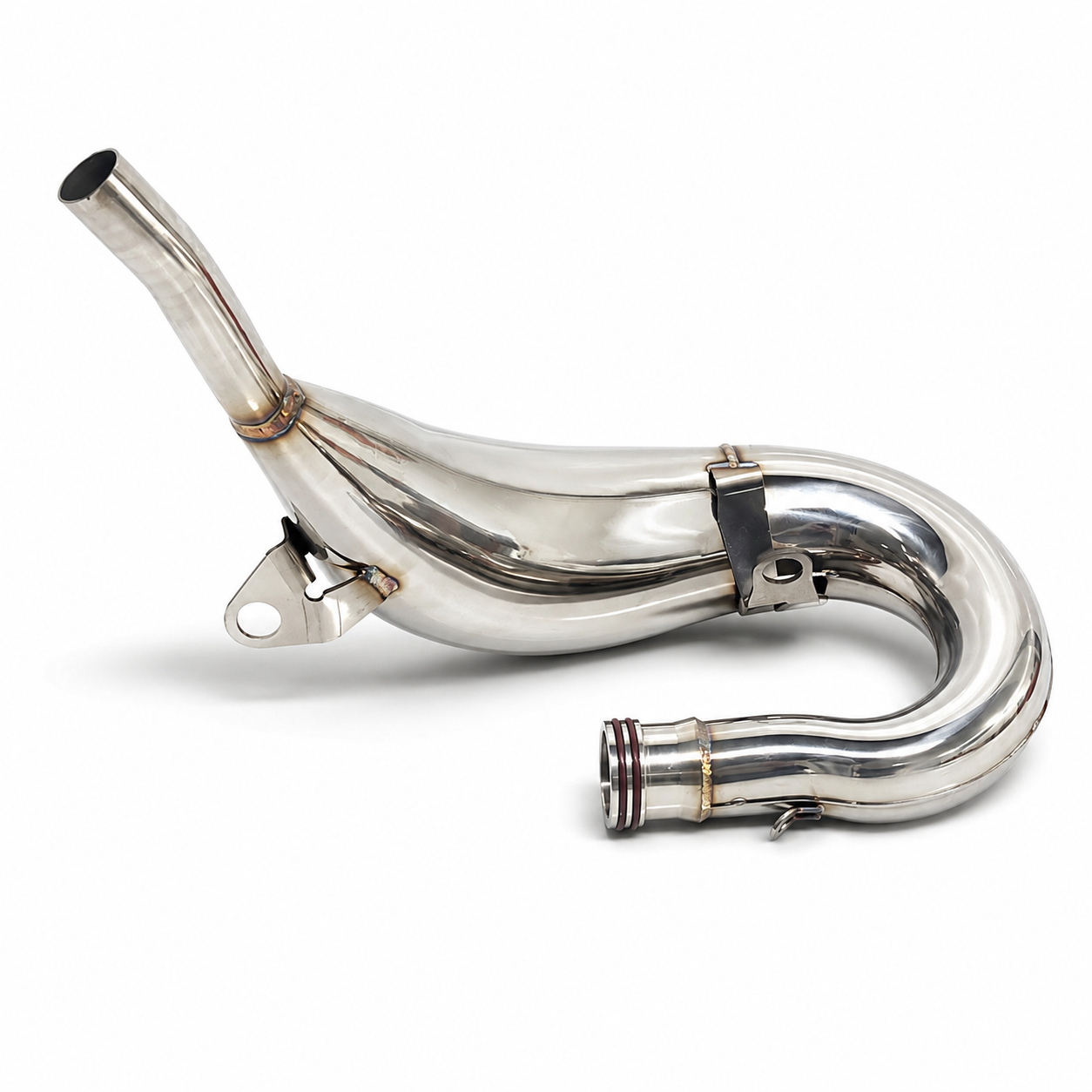 KTM Husqvarna GasGas 120/150 2019-2022 Header & Mid-Pipe Assembly - Stainless Steel