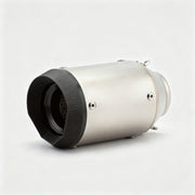51/60mm Muffler Exhaust Muffler - Stainless Steel Real Carbon Fiber Polygon