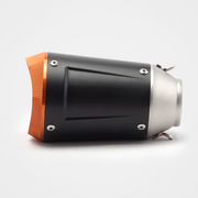 51/60mm Muffler Exhaust Muffler - Stainless Steel Real Angled tip