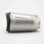 51/60mm Muffler Exhaust Muffler - Stainless Steel Real Angled tip