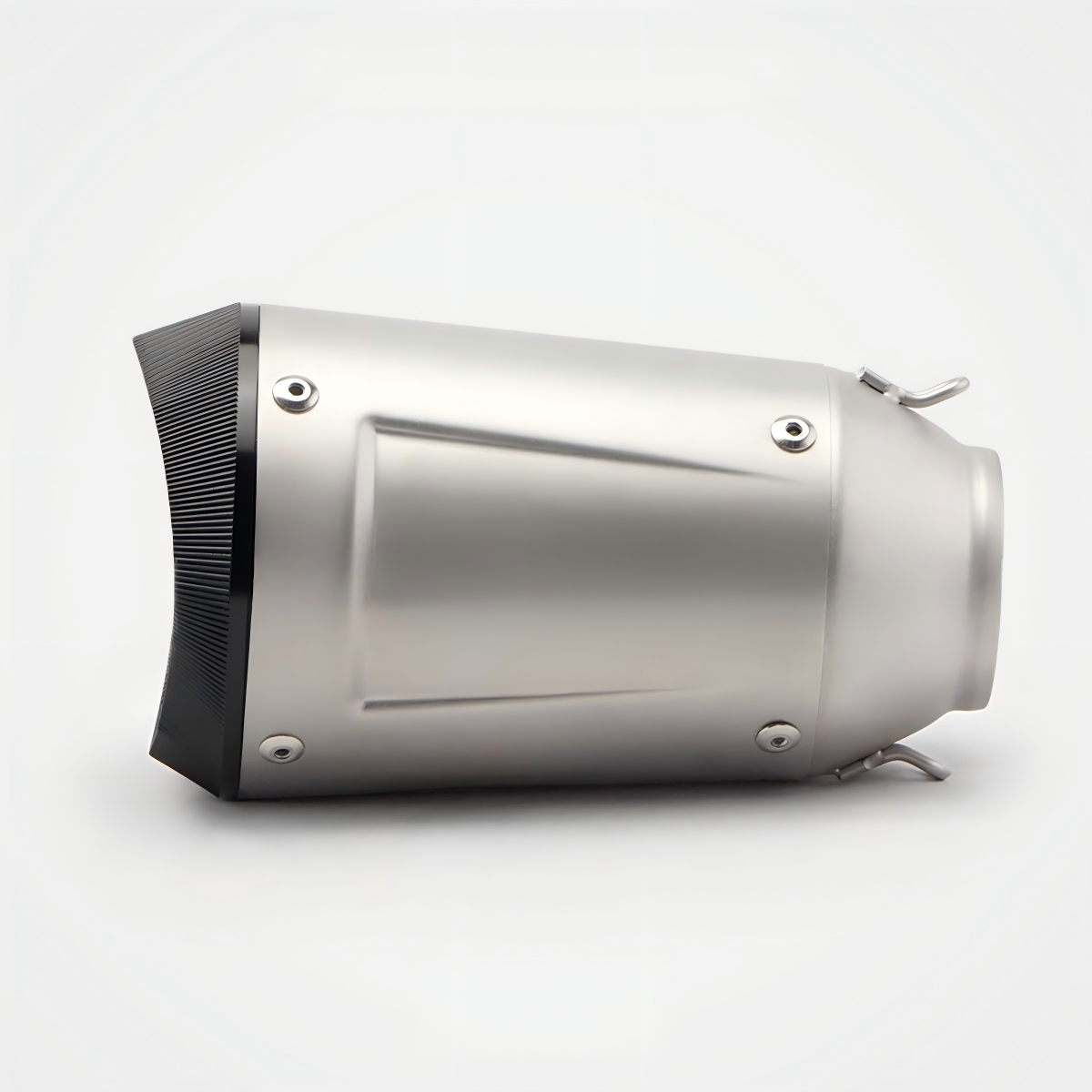 51/60mm Muffler Exhaust Muffler - Stainless Steel Real Angled tip
