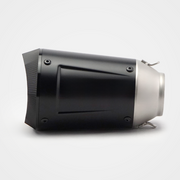 51/60mm Muffler Exhaust Muffler - Stainless Steel Real Angled tip