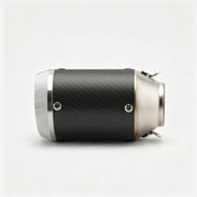 51/60mm Muffler Exhaust Muffler - Stainless Steel Real Carbon Fiber Polygon